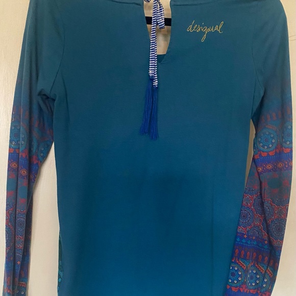 Desigual Beaded Boho Top - Picture 4 of 5